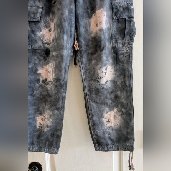 Anthropologie x Sanctuary Tie Dye Cargo Jogger Pants Size L Bohemian Casual - Picture 5 of 15